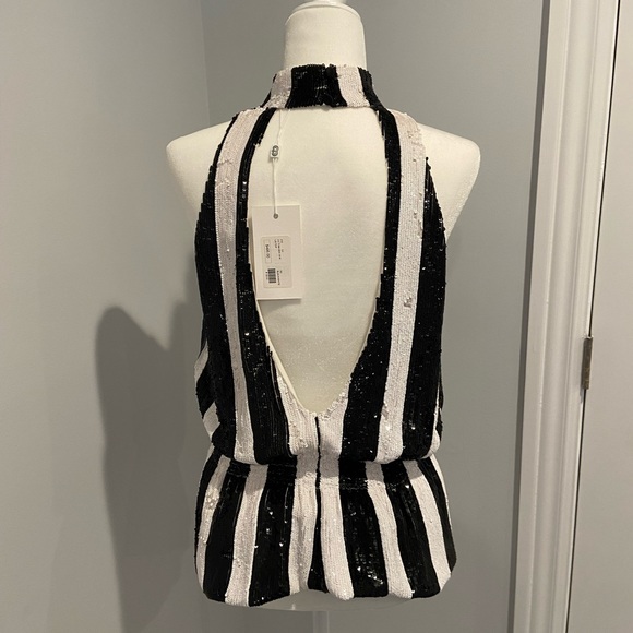 ☀️ Caroline Constas Lia Sequin Top - Picture 3 of 7